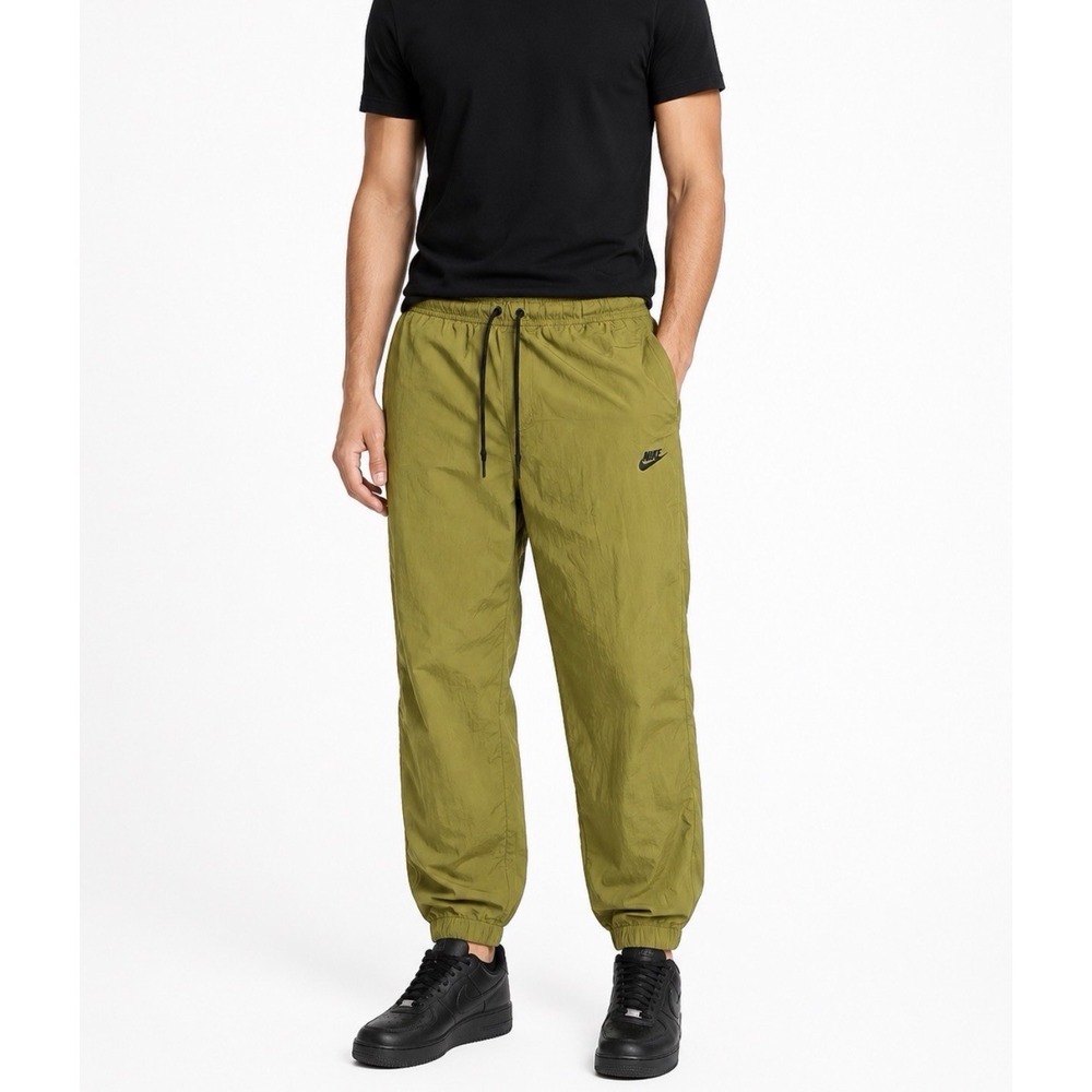 Nike Tech Standard Fit Taper Length UV Repel Athletic Pants Mens XL Green